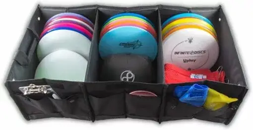 Disc Golf Storage Tote and Trunk Organizer